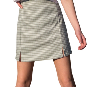 Brandy Melville Cara Plaid Mini Skirt blue white XS / S